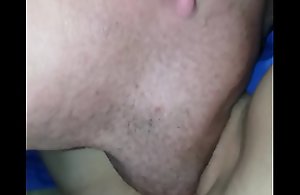 Sex toy fucklicking my blonde inked in wife's