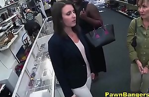 Cheeky shop owner ravages customer's
