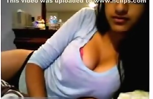 Very Sexy Cute Indian immature Showing Her Assets
