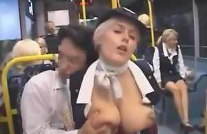 GROPING Fat Boobs Prevalent A BUS