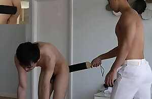 Asian Twinks Spanked by Muscular Navy